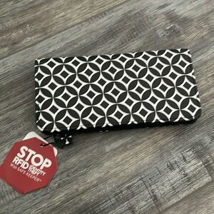 MUNDI Wallet black and white NEW